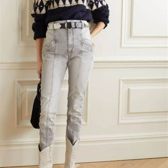 Isabel Marant Kelissa Trouser Gray Jeans - Picture 2 of 8
